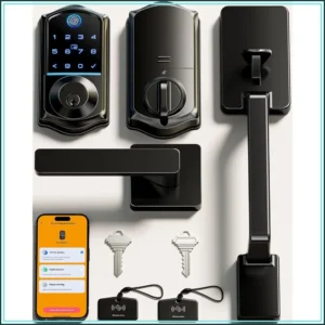 8-In-1 Smart Fingerprint Front Door Lock